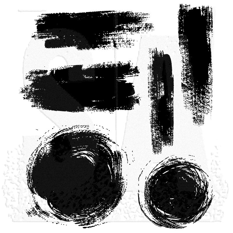 Tim Holtz Stamp Set Brushstrokes